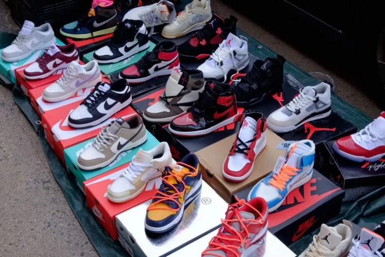 Fake Sneakers, Canal Street, 2023