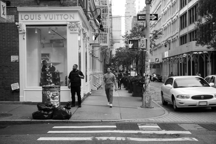 Security & Middle Finger, Louis Vuitton, 2023