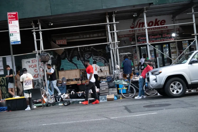 Senegalese Sellers, Canal Street, 2023