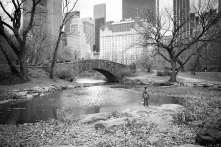 Gapstow Bridge & Child, Central Park, 2012