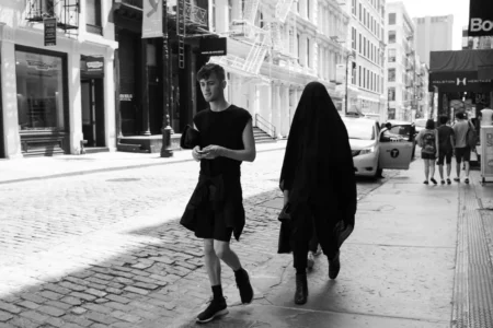 Black Outfits, Greene Street, 2014